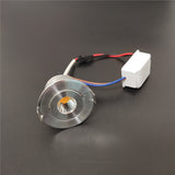 LED 3w 5w cob spot light dimmable Opening 4-4.5 cm downlight Recessed aluminum white black gold silver 110V 220V