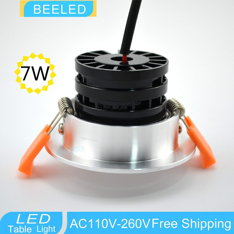 LED Downlights COB 3W 5W 7W Recessed LED downlight led bulb Spot Light Lamp warm white aluminum dimmable 220V 110V home decor