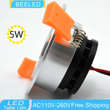 LED Downlights COB 3W 5W 7W Recessed LED downlight led bulb Spot Light Lamp warm white aluminum dimmable 220V 110V home decor