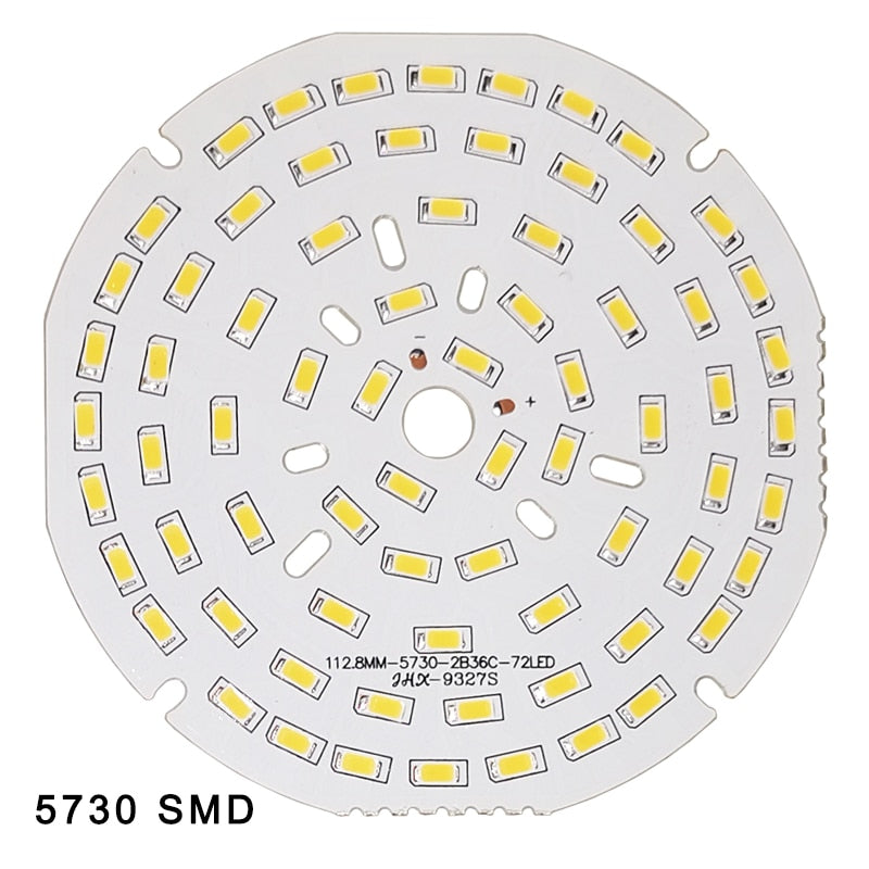 LED 5pcs/lot SMD 5730 lamp Bead 3W 7W 12W 18W 24W 36W Brightness Light Board For led bulb led downlight led spotlight