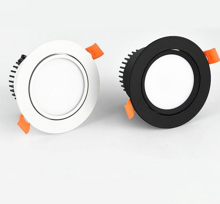 Dimmable Recessed Anti-glare LED Downlight Epistar 5W 7W 9W 12W 15W 18W COB LED Ceiling Lamp Spot Light AC85-230V Indoor Lighting