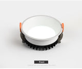 DBF 2020 Frameless 3 Light Temperature Anti Glare Recessed Downlight 7W 10W 12W 15W Round LED Ceiling Spot Light Pic Background