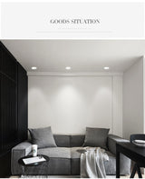 DBF 2020 Frameless 3 Light Temperature Anti Glare Recessed Downlight 7W 10W 12W 15W Round LED Ceiling Spot Light Pic Background