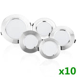 Led Downlights 5W 9W 12W 15W 18W 10pcs/lot AC 220V 230V 240V LED Ceiling Downlight Lamps Led Ceiling Lamp Home Indoor Lighting