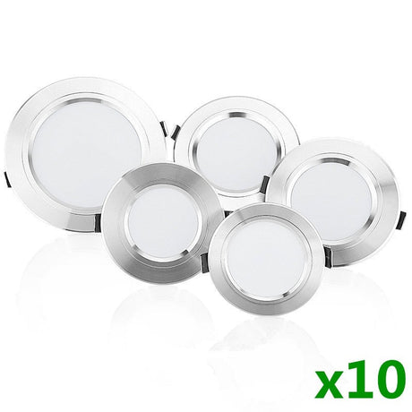 Led Downlights 5W 9W 12W 15W 18W 10pcs/lot AC 220V 230V 240V LED Ceiling Downlight Lamps Led Ceiling Lamp Home Indoor Lighting