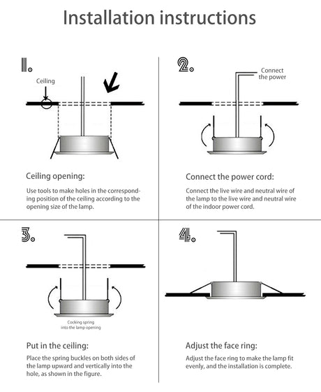 Led Downlights 5W 9W 12W 15W 18W 10pcs/lot AC 220V 230V 240V LED Ceiling Downlight Lamps Led Ceiling Lamp Home Indoor Lighting