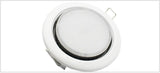 LEDIARY Bright Separable Led Downlights Round Recessed 8W 110-240V 90mm Cut Hole Aluminum GX53 Light Source 3000K/4000K/6000K