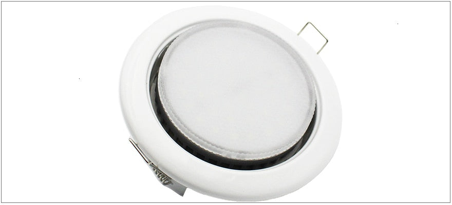 LEDIARY Bright Separable Led Downlights Round Recessed 8W 110-240V 90mm Cut Hole Aluminum GX53 Light Source 3000K/4000K/6000K