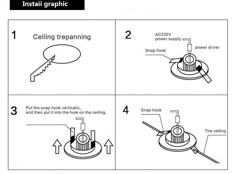 Led Downlights 6W 10W 15W 20W 30W 110V 220V LED Ceiling Downlight 2835 Lamps Led Ceiling Lamp Home Indoor Lighting