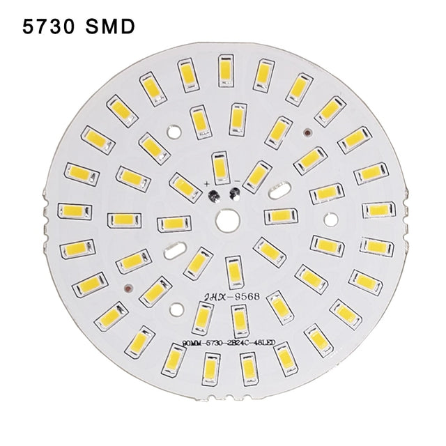 10pcs/lot 3W 7W 12W 18W 24W 36W 5730 Brightness SMD lamp Bead Board Led Lamp Panel For Ceiling PCB With LED downlight