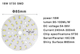 10pcs/lot 3W 7W 12W 18W 24W 36W 5730 Brightness SMD lamp Bead Board Led Lamp Panel For Ceiling PCB With LED downlight
