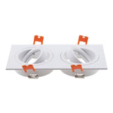 Hot Sale Square 2020 Aluminum LED Downlight Light Holder GU10 Fitting Fixture Frame Spot Light Bracket For MR16