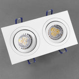 Hot Sale Square 2020 Aluminum LED Downlight Light Holder GU10 Fitting Fixture Frame Spot Light Bracket For MR16