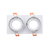 Hot Sale Square 2020 Aluminum LED Downlight Light Holder GU10 Fitting Fixture Frame Spot Light Bracket For MR16