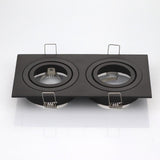 Hot Sale Square 2020 Aluminum LED Downlight Light Holder GU10 Fitting Fixture Frame Spot Light Bracket For MR16