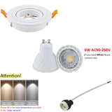 Hot Sale Square 2020 Aluminum LED Downlight Light Holder GU10 Fitting Fixture Frame Spot Light Bracket For MR16