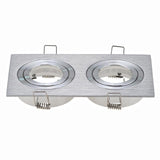 Hot Sale Square 2020 Aluminum LED Downlight Light Holder GU10 Fitting Fixture Frame Spot Light Bracket For MR16