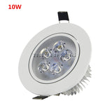 Super Bright Round 3W-15W LED Downlights Recessed COB LED Ceiling Spot lights AC220V Warm /Cold White LED Lamp Indoor Lighting