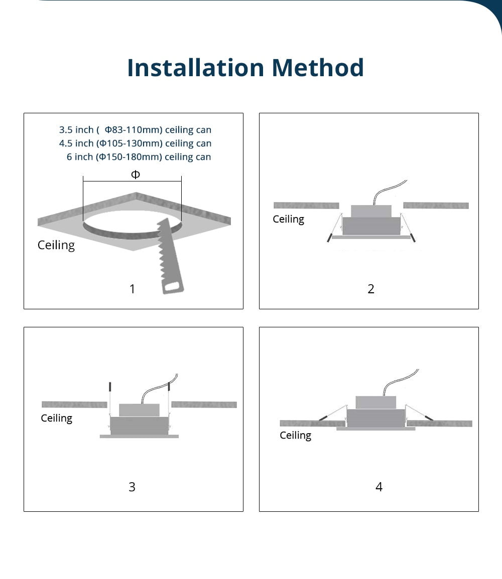 Benexmart Tuya Zigbee 3.0 Smart Led Downlight RGBCW 2.5 3.5 4.5 6 Inch Round Ceiling Light Indoor Spotlighting Alexa SmartThings