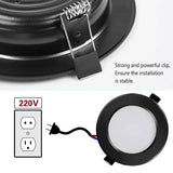 LED Downlight 220V 230V Waterproof Ceiling Lamp 3w 5w 7w 9w 12w 15w 18W Aluminum Recessed Downlights Round Led Panel Light Indoor