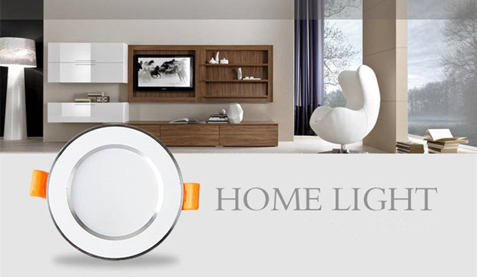 Led Downlight 220v Ceiling Light 5W 7W 9W Recessed Down light Round Led Panel Light 12W Spotlight Indoor Lighting lamp