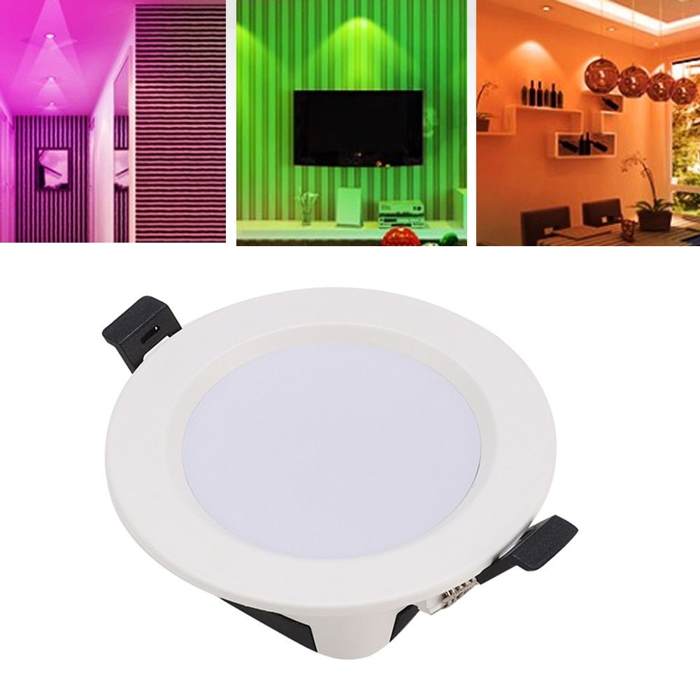 WIFI Smart LED Spot Light Tuya Smart Life Dimmable Downlight 7W RGB Change Warm Cool Ceiling Lamp Work with Alexa Google Home