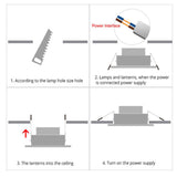 WIFI Smart LED Spot Light Tuya Smart Life Dimmable Downlight 7W RGB Change Warm Cool Ceiling Lamp Work with Alexa Google Home