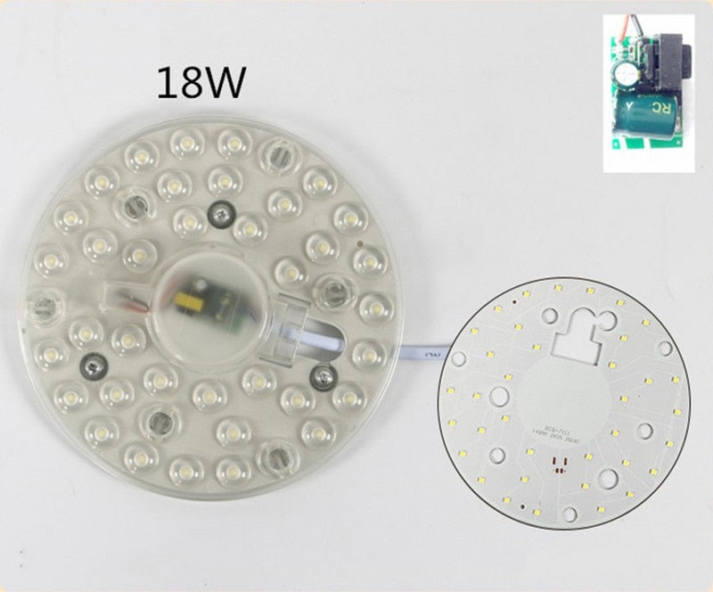Led 12W 18W 24W 36W Round Panel Light Surface Mounted leds Downlight ceiling down 220V 230V 240V lampada lamp Down Lamp Magnetic