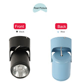 COB LED Downlight Surface Mounted Led Ceiling Lamp Colorful Led Spot 7W 10W 15W 20W Adjustable 180 Degree Rotation Indoor Lights