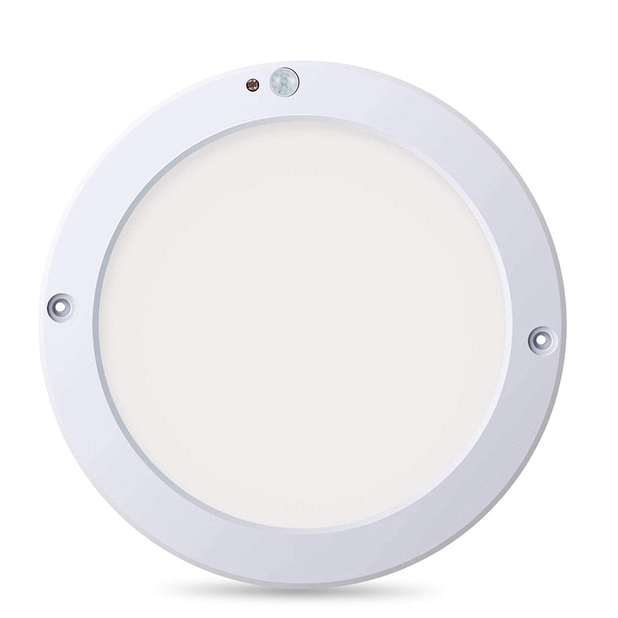 LED 15W/18W Round Panel Light Ceiling Lights Led Motion Sensor Downlight Human Body Infrared Detector Flush Mount Light