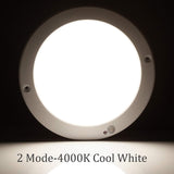LED 15W/18W Round Panel Light Ceiling Lights Led Motion Sensor Downlight Human Body Infrared Detector Flush Mount Light