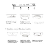 LED 15W/18W Round Panel Light Ceiling Lights Led Motion Sensor Downlight Human Body Infrared Detector Flush Mount Light