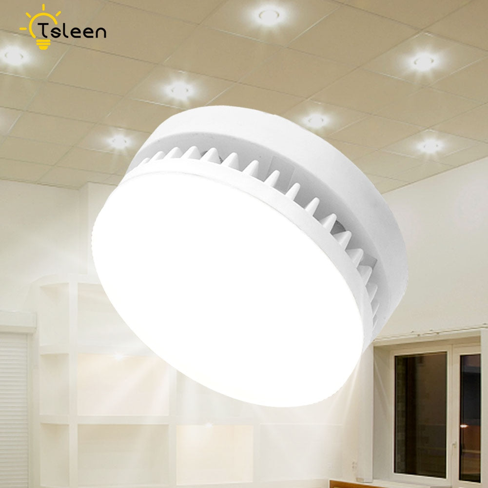 Bright GX53 Light Bulb 5W 7W 9W 12W 15W 18W LED Downlight Led Lamp GX53 smd2835 GX 53 Base LED LAMP AC85-265V warm white light