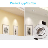 Ultra Bright Round AC110V 220V Dimmable 1W 3W LED Spotlight Lighting Recessed Mini Led Ceiling Downlights Lighting Bulb For Room