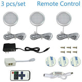 Under Cabinet Light 3/4/6/8PCs/set 12V Wireless Downlight Spotlights Kitchen Cabinets Cupboard Light Stair Lights LED Lighting