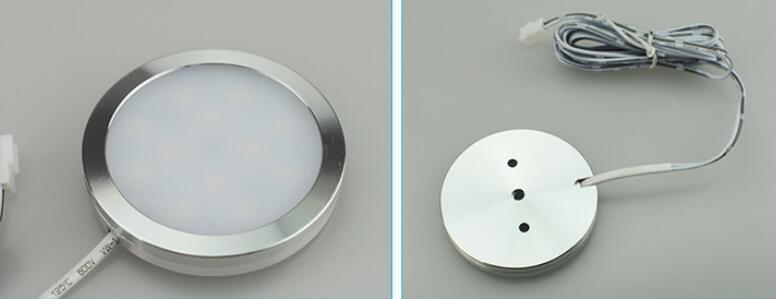 Under Cabinet Light 3/4/6/8PCs/set 12V Wireless Downlight Spotlights Kitchen Cabinets Cupboard Light Stair Lights LED Lighting