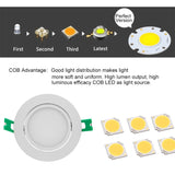 New Model Frosted Lens LED Recessed Downlight High Bright Epicstar COB LED Ceiling Spot Light 5W 7W 10W 12W with Transformer