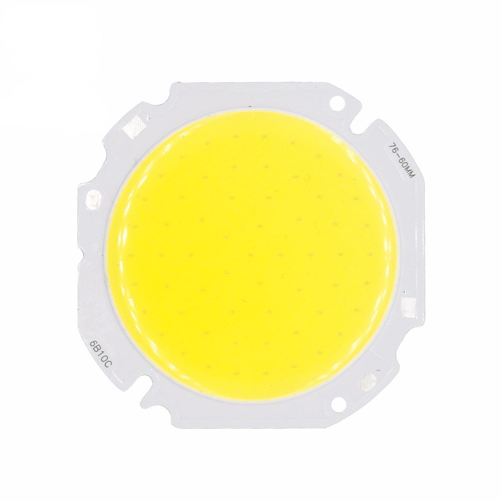 30W 50W High Power LED Round COB Light Beads 30-34V 60MM LED lamp Bead LED Bulb Chip Spot Light Downlight Diode Lamps Cold White