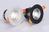 Super Bright Recessed LED Dimmable Downlight COB  5W 7W 12W LED Spot light LED decoration Ceiling Lamp AC85-265V