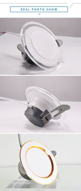 Led Downlight 10pcs 3W 5W AC220V-240V new six color led recessed downlight Kitchen living room led light spot Indoor round light