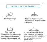 Led Downlight 10pcs 3W 5W AC220V-240V new six color led recessed downlight Kitchen living room led light spot Indoor round light