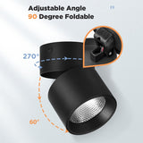 LED Ceiling Spots 5W 10W 12W 20W 30W 40W 220V Spot Light Ceiling Spotlights Foldable Track Light Spotlight Indoor