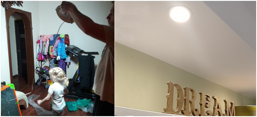 LEDIARY Recessed Ceiling LED Downlights 5W 9W 24W 220V SMD Spot Lamp 3000K/4000K/6000K 75mm 90mm 155mm Cut Hole Home Lighting