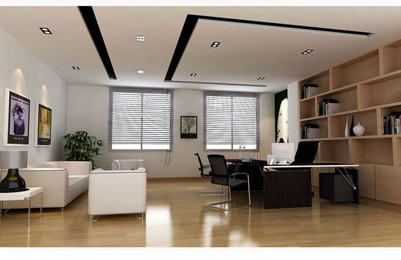 LED Downlights Square Brush silver 3W 6W 9W 12W AC220V 230V LED Ceiling Lamp Down Light for Kitchen/Home/Office Indoor Lighting