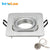 Square Embedded Led Ceiling Downlight Mount Frame Trim Ring GU10 MR16 Halogen Bulb Fitting Holder Socket Spot Lighting Fixtures