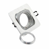 Square Embedded Led Ceiling Downlight Mount Frame Trim Ring GU10 MR16 Halogen Bulb Fitting Holder Socket Spot Lighting Fixtures