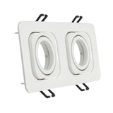 Square Embedded Led Ceiling Downlight Mount Frame Trim Ring GU10 MR16 Halogen Bulb Fitting Holder Socket Spot Lighting Fixtures