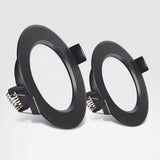 LED Black Downlight rgb 5w 7w 9w 12w 15w Recessed Lamp 220v LED Panel Light Bulb Bedroom Kitchen Bathroom Waterproof Lighting