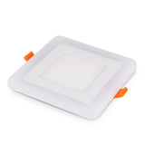 SEACAT New arrived 6W 9W 16W 24W Square RGB LED Panel Light With Remote Control Downlight Led ceiling down AC85-265V + Driver