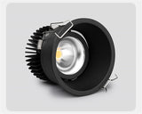 DBF No Flickering Angle Adjustable LED Ceiling Recessed Downlight 5W 7W 10W 12W 18W 20W LED Ceiling Spot Light Pic Background